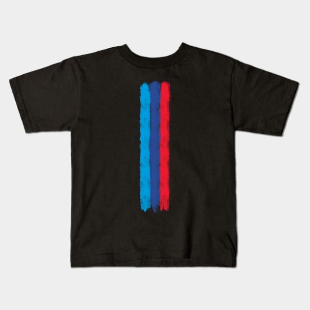 Motorsport Power Kids T-Shirt by cowyark rubbark